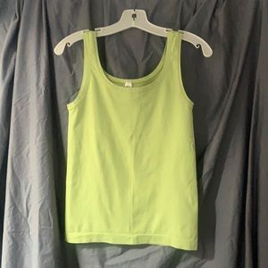 Intiwear lime green tank top.